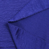 Crêpe envers satin bleu roi