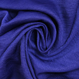 Crêpe envers satin bleu roi
