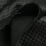 Jersey matelassé Mayumi fond noir