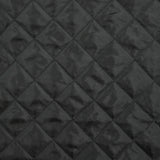 Matelassé à carreaux fin noir