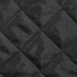 Matelassé à carreaux fin noir