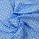 6mm polka dot printed cotton
