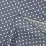 Dot printed cotton 6mm gray