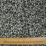 Mousseline imprimée animosité fond blanc