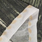 Jersey de polyviscose french terry imprimé camouflage vert