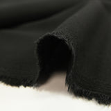 Crêpe polyviscose noir sombre
