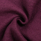 Boiled wine-colored wool
