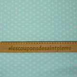 Algodón estampado estrellas 1cm agua