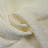 Coton et viscose fantaisie blanc cassé