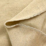 Terciopelo de lana de pelo medio beige claro