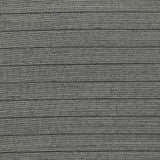 Tissu tailleur laine rayé noir fond gris argent