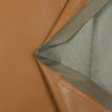Simili cuir souple envers jersey suédine caramel