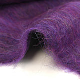 Lana efecto mohair de pelo largo violeta