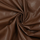Simili cuir souple envers jersey suédine chocolat