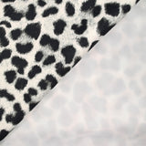 SCUBA Touched Swedish print leopard white background