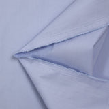 Popeline de coton technique bleu poudré