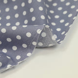 Dot printed cotton 6mm gray
