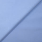 Popeline de coton unie bleu layette