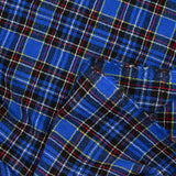 Estopilla tartán 100% lana fondo azul