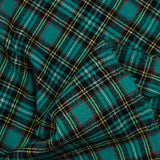 Estopilla tartán 100% lana fondo verde