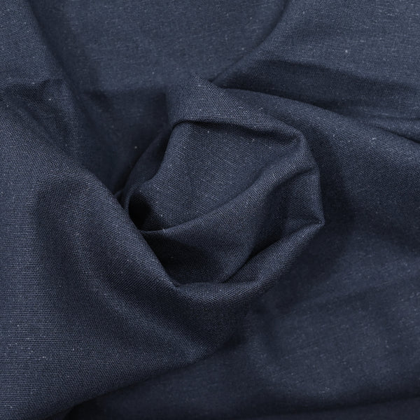 Lin viscose uni marine