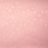 Jacquard Satin Honeycomb Pink Flowers Pastel