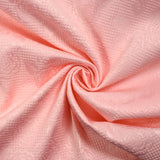 Jacquard Satin Honeycomb Pink Flowers Pastel