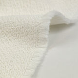 Coton et viscose fantaisie blanc cassé