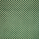 Jacquard velours lourd à pois vert émeraude