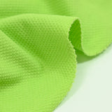 Wasabi honeycomb cotton