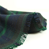 Tartan tissé-teint vert et marine