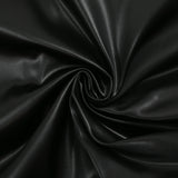 Satin acétate stretch noir