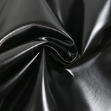 Gabardine de coton enduite imperméable noir