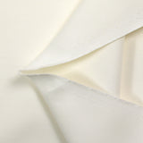 Coton et viscose uni blanc cassé