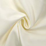 Coton et viscose uni blanc cassé