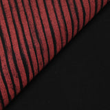 Jersey de polyviscose rayé brique