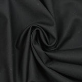 100% wool raven black twill tailoring fabric