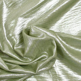 Twill de polyester lamé argent fond vert