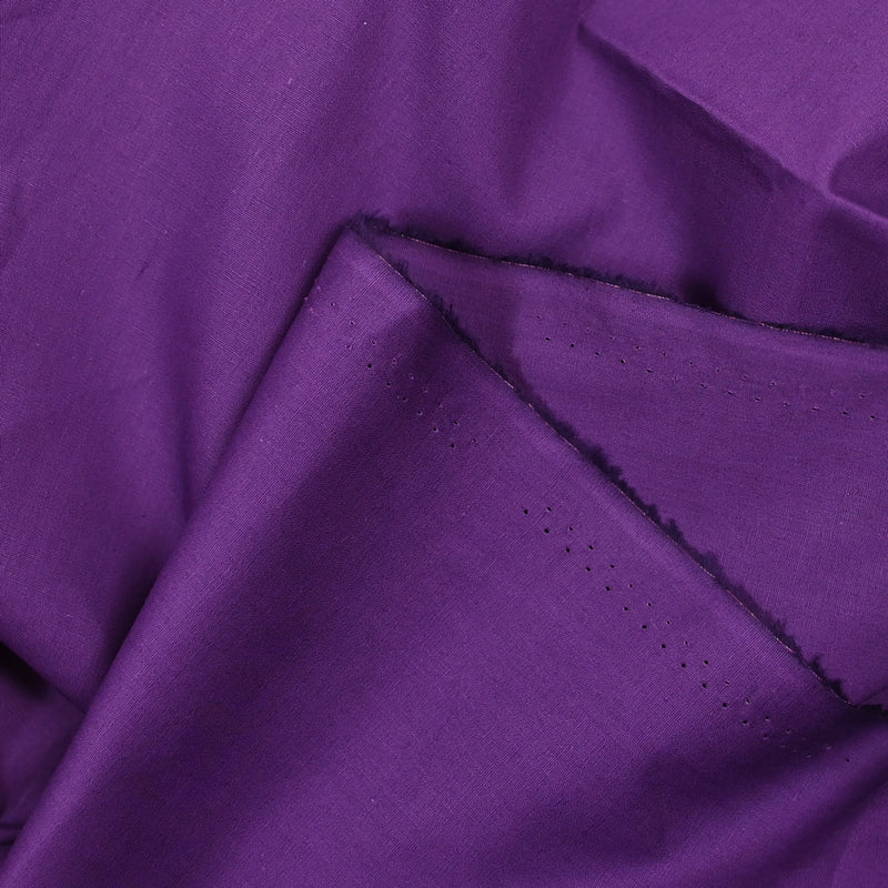 Coton uni violet