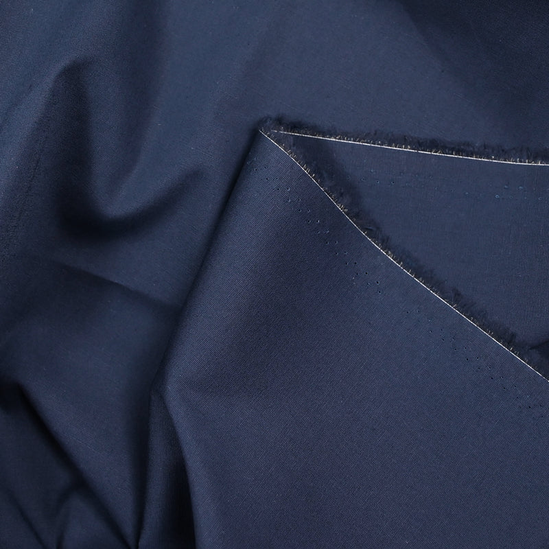 Coton élasthanne marine