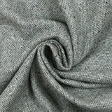 Tweed de laine gris et bleu pâle
