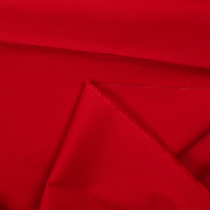 Coton élasthanne rouge