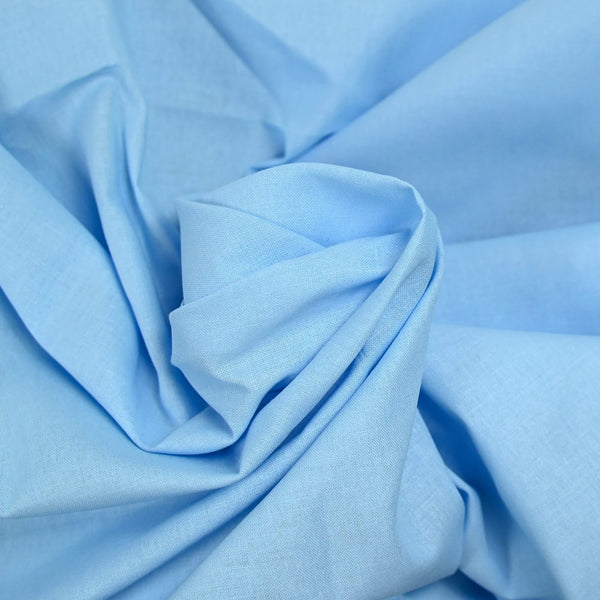 Coton uni ciel