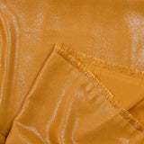Crêpe irisé polyester ocre foncé