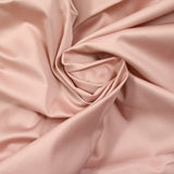 Satin de coton élasthanne rose clair