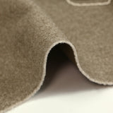 Caban brodé fleurs fond beige chiné