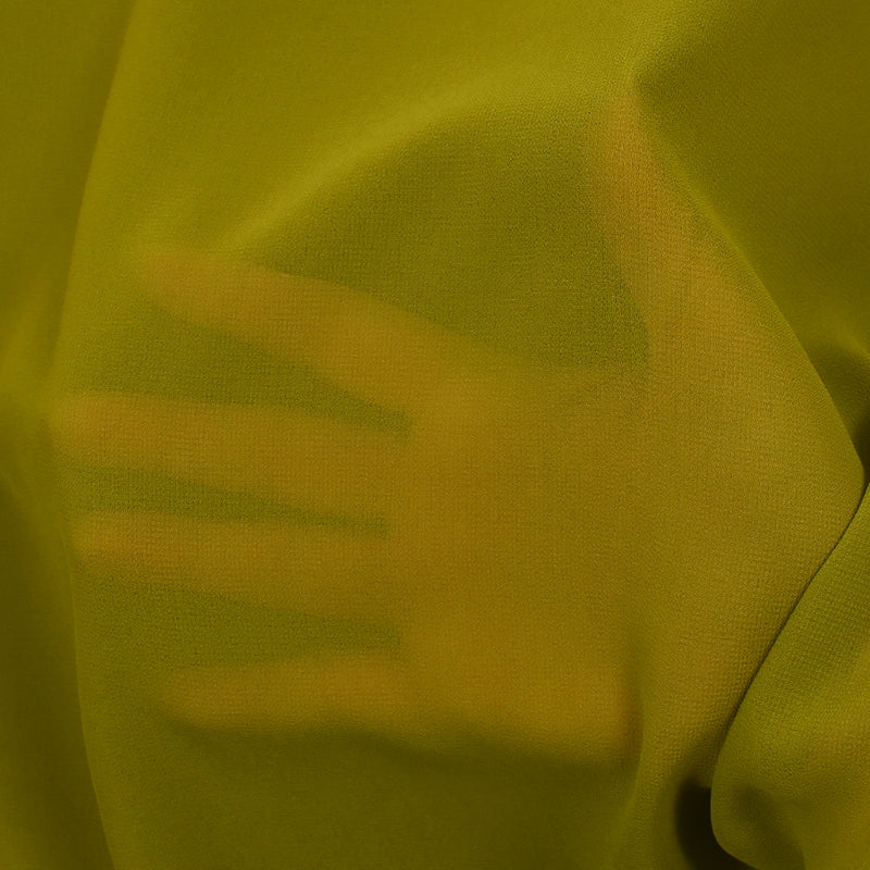 Mousseline de polyester vert avocat