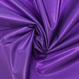 Lamé de polyester rayé violet
