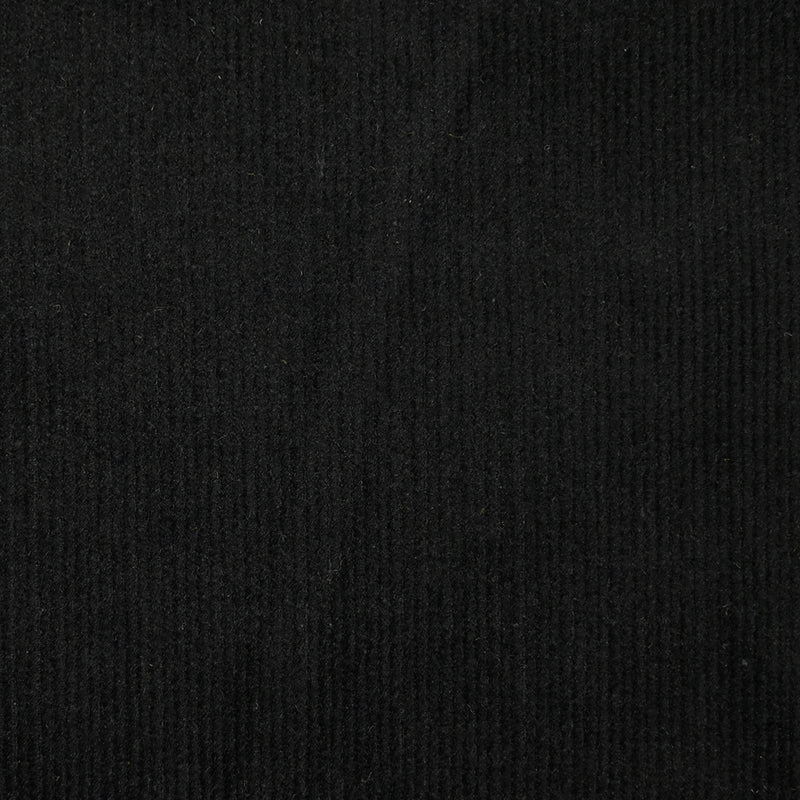 Velours de coton milleraies noir