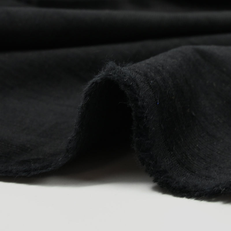 Velours de coton milleraies noir